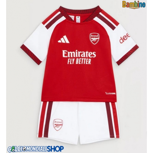 Maglie da calcio Arsenal Prima Maglia Bambino 2026-27 Manica Corta + Pantaloni corti)